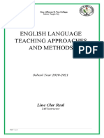 English Language Teaching Approaches and Methods: Line Clar Real