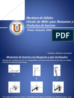 Mecanica de Solidos Clase N&deg 6 Circulo de Mohr para Momentos de Inercia y Productos de Inercia PDF