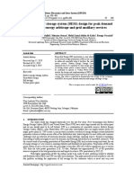 Battery Energy Storage System BESS Design For Peak PDF