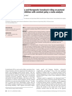 Effects of Hippotherapy and Therapeutic Horseback Riding On Postural Control or Balance in Children With Cerebral Palsy: A Meta-Analysis