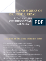 Week 1 - Calamba at The Time of Rizal's Birth