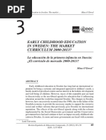 EARLY CHILDHOOD EDUCATION Paper