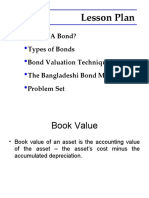 Lesson Plan: What's A Bond? Types of Bonds Bond Valuation Techniques The Bangladeshi Bond Market Problem Set