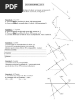 Devoir Droites Perpendiculaires Et Droites Paralleles