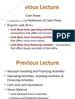 Statement of Cash Flows - Purpose of The Statement of Cash Flows - Reports Cash Flows