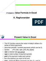 A2a - 4 - Present Value Formula in Excel