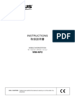 Manual de Instrucciones WM-NP2 PDF