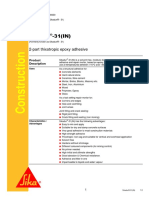 Sikadur - 31 (IN) : 2-Part Thixotropic Epoxy Adhesive