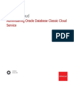 Administering Oracle Database Classic Cloud Service PDF