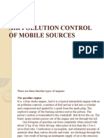 Air Pollution Control of Mobile Sources