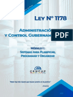 Modulo I Ley 1178