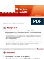 NCE V100R018C10 MBGP L3VPN Service Features