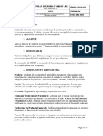 Procedimiento y Evaluacion de Proveedores