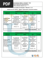 Rubrica de Evaluacion Simulador