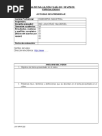 Ficha de Evaluación Analisis de Videos