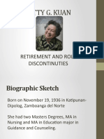 Letty G. Kuan (Retirement and Role Discontinuties)