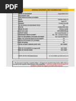 F&B Approval Format