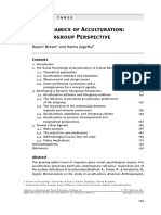 The Dynamics of Acculturation: An Intergroup Perspective: Rupert Brown and Hanna Zagefka