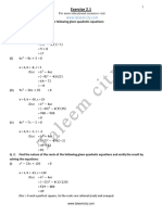 10th Class Math Notes Exercise 2.1