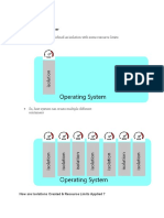 Container Can Be Defined As Isolation With Some Resource Limits