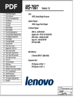 Lenovo Thinkcentre M71e Lenovo Ih61m Msi MS-7687 Rev 1.0 PDF