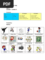 Grammar: Unit 3. Leisure Time Unit 3. Lesson 1. Loving It