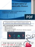 Prevention and Control of Non-Communicable Diseases: Lifestyle-Related Diseases Chronic Diseases