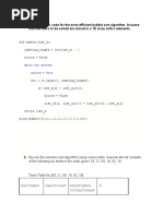  Assignment - Bubble Sort and Insertion Sort Implementation