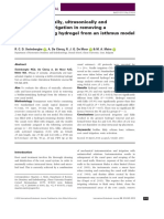 Ef Cacy of Sonically, Ultrasonically Andlaser-Activated Irrigation in Removing Abio Lm-Mimicking Hydrogel From An Isthmus Model