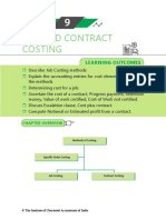 Chapter 9 Job Costing and Contract Costing PDF