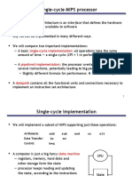 A Single-Cycle MIPS Processor