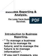 Business Reporting & Analysis, BBM (IB-5)