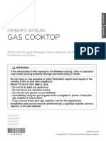 Gas Cooktop: Owner'S Manual