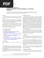 Acetone Extraction of Phenolic Molded or Laminated Products: Standard Test Method For