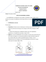 Tipos de Desfibriladores PDF