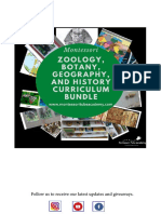 Zoology, Botany, Geography, and History Curriculum Bundle PDF