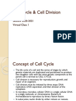 VC1 - Cell Cycle and Cell Division