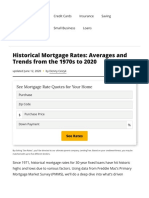 Historical Mortgage Rates - Averages and Trends From The 1970s To 2020 - ValuePenguin