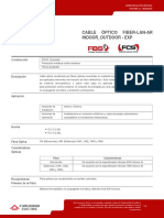 Cable Optico Fiber Lan Ar Indoor - Outdoor - Exp