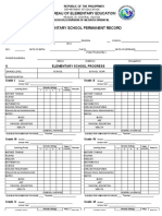 Bureau of Elementary Education: Ii. Elementary School Progress