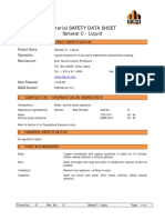 Material Safety Data Sheet Setseal C - Liquid: 1: Product and Company Identification