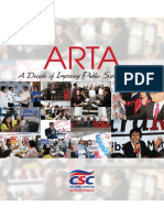 ARTA A Decade of Improving Public Service Delivery