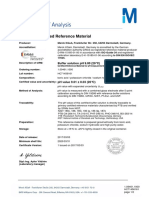 Certificado de Analisis Buffer PH 9