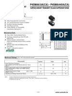 P4SMA6.8A (CA) - P4SMA440A (CA) : Surface Mount Transient Volage Suppessor Diode