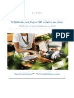 14 Méthodes Pour Trouver 300 Prospects Par Mois PDF