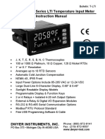 Series LTI Temperature Input Meter Instruction Manual