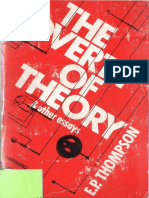 E.P. Thompson - The Poverty of Theory and Other Essays (1981, Merlin Press) PDF