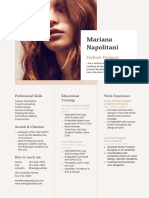 Cream and Brown Modern Resume PDF