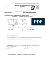 Examen I Bimestre - 2010.