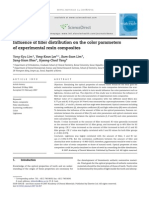 In Uence of Filler Distribution On The Color Parameters of Experimental Resin Composites